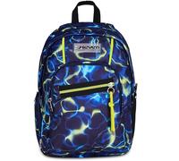 Seven Zaino Scuola Dual Detach ELECTRICVIBE BOY, Blu, 32 L, Doppio Scomparto, Multifunzione, Zaino Staccabile, Tasca con organizer, Scomparto porta pc, Scuola media e superiore, Bambino, Ragazzo