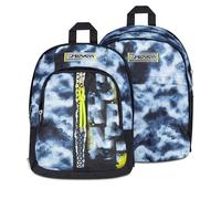 Seven Zaino Scuola Dual Detach, Grigio, Doppio Scomparto da 32 L, Con Tasca PC, Tasca Borraccia, Tasca Con Organizer e Scomparto Staccabile, Scuola Media e Superiore, Zaino Ragazzo