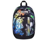 Seven Zaino Scuola Dual, Nero Verde, Doppio Scomparto,31 Litri, Con Tasca Per PC, Tasca Per Borraccia e Tasca Con Organizer, Scuola Media e Superiore, Zaino per Ragazzo