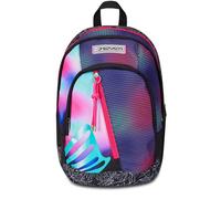 Seven Zaino Scuola Dual, Rosa e Viola, Shadefull Girl, Zaino Doppio Scomparto