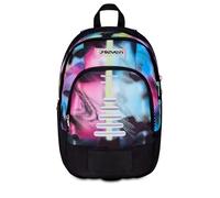 Seven Zaino Scuola Dual Write Down, Fucsia, Doppio Scomparto Da 31 Litri Di Capacità, Con Tasca Per PC, Tasca Per Borraccia e Tasca Con Organizer, Scuole Medie e Superiori, Per Ragazza