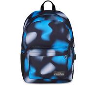 Seven Zaino Scuola Elementare Bambino, Scuola Media Ragazzo, Ischoolpack, Powerbank incluso, Scomparto PC, nero/azzurro