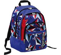 Seven Zaino Scuola Fit Smash - Blu Rosso 28 LT Doppio Scomparto