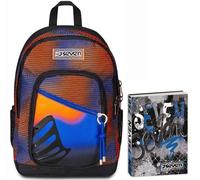 Seven Zaino Scuola Freethink, Blu, Ragazzo + Seven Diario Scuola 12 Mesi, Blu