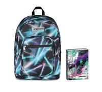 Seven Zaino Scuola FREETHINK, Doppio Scomparto, Blu, 34 L, Bambini, Ragazzi Diario Datato Scuola 12 Mesi, 13,6 x 18,3 cm, 352 Pagine,