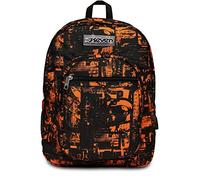Seven Zaino Scuola Freethink - Nero e Arancione - Doppio scomparto con Porta di Ricarica USB - Ragazzo