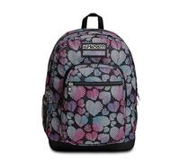 Zaino Scuola Seven Freethink - Nero, Rosa - Doppio scomparto con Porta di Ricarica USB - Ragazza