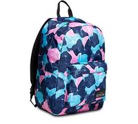Seven Zaino Scuola Ischoolpack, Blu Rosa Azzurro, Zaino Mono Scomparto con Power Bank Incluso, USB Plug, Tasca Porta Tablet e Tasca Porta Telefono, Scuola, Bambine e Ragazze