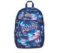 Seven Zaino scuola Dual Detach - Doppio scomparto 32 L, tasca PC, tasca borraccia - Viola Fucsia