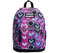 Seven Zaino Scuola New Fit, Rosa, Glossy Girl, Zaino Doppio Scomparto, con Tasca Porta Borraccia, Maxi Capienza, Scuola, Bambine e Ragazze