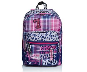 Seven Zaino Scuola Outsize, Zaino Doppio Scomparto con Tasca Frontale con Organizer, Maxi Capiente, Scuola, Bambine e Ragazze