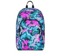 Seven Zaino Scuola Pro XXL Detach con cuffie wireless, porta PC, tasca laterale, 33 L, Fucsia