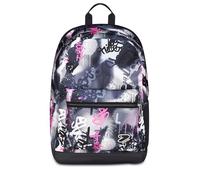 Seven Zaino Scuola Reversibile, Grigio e Fucsia, Zaino Doppio Scomparto Con Auricolari Wireless, Tasca Porta PC e Tasca Porta Borraccia, Scuola Media e Superiore, Ragazza