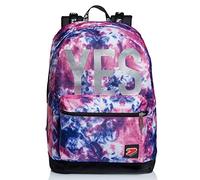 Seven Zaino Scuola Reversibile The Double, Viola, Tye And Dye Girl, 2 Zaini in 1, Zaino Mono Scomparto Con Cuffie Stereo Incluse, Scuole Medie, Suoeriori e Tempo libero, Bambina Ragazza