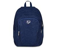 Zaino Scuola Seven Shiny Tech Blue Polite 30 Litri Tasca PC Tablet
