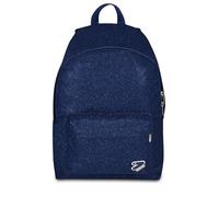 Seven Zaino Scuola SHINY TECH, Mono scomparto, Blu, Effetto glitter, 23 L, Capiente tasca frontale, Scomparto interno porta pc ablet, Scuola media e superiore, Bambina, Ragazza