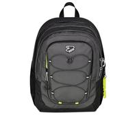 Seven Zaino Scuola Tech Line, Grigio Scuro, Doppio Scomparto, 29 L, Scuola Media e Superiore, Zaino Ragazzo