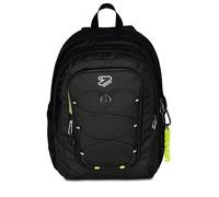 Seven Zaino Scuola Tech Line, Nero, Doppio Scomparto, 29 L, Scuola Media e
