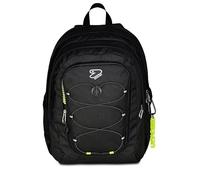 Seven Zaino Scuola Tech Line, Nero, Doppio Scomparto, 29 L, Scuola Media e Superiore, Zaino Ragazzo e Zaino Ragazza