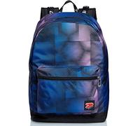 Zaino Scuola SEVEN Reversibile THE DOUBLE cyberspace NERO 29lt con LED