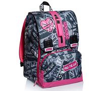 Zaino Triplicabile Seven, Keep Flag, Rosa, Scuola elementari e medie