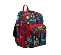 SEVEN ZAINO SJ GANG BOY DOPPIO SCOMPARTO EVER POLULAR COLORE NERO BLU E ROSSO