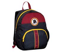 Seven Zaino Small AS Roma, Giallo Rosso, Zaino Mono Scomparto con Tasca per Borraccia e Tasca Frontale, Capienza 14 Litri, per Bambino, Asilo