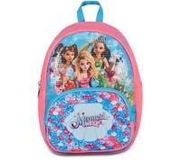 Seven Zaino Small Mermaid Magic, Turchese Fluo, Zaino Mono Scomparto con Tasca per Borraccia e Tasca Frontale, Capienza 14 Litri, per Bambina, Asilo