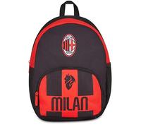 Seven Zaino Small Milan, Rosso Nero, Zaino Mono Scomparto con Tasca per Borraccia e Tasca Frontale, Capienza 14 Litri, per Bambino, Asilo