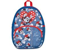 Seven Zaino Small Minnie, Denim, Zaino Mono Scomparto con Tasca per Borraccia e Tasca Frontale, Capienza 14 Litri, per Bambina, Asilo