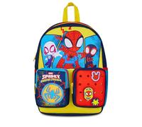 Seven Zaino Spiderman, Apertura con zip, Tasca laterale portaborraccia, Scuola e asilo, Idea regalo bambini, Prodotto ufficiale, Idea regalo