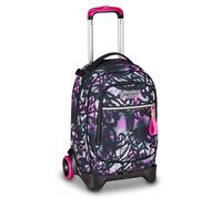 Seven Zaino Trolley Scuola Elementare Bambina, Zaino Sganciabile, Triplo Uso, New Tech, fucsia