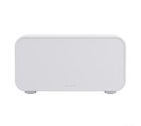 SevenColor - Macchina per aromaterapia con fiamma LED Umidificatore USB compatto per camera da letto o ufficio (bianco)