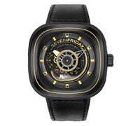 SEVENFRIDAY SF-P2B/02 “P-Series” - 47 mm Gun-Metal PVD, Gold Accents