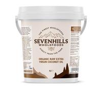 Sevenhills Wholefoods Olio Di Cocco Crudo Extra Vergine Biologico 5L, Spremuto a Freddo, per uso Alimentare, Cucina, Pasticceria, Salute e Bellezza