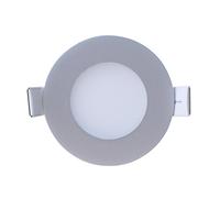 sevenon LED 64530 downlights SMD incasso résisol integrato, 4 W, alluminio opaco, 3.5 x 8.5 x 8.5 cm, 3 pezzi