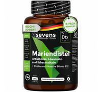 SEVENS NUTRITION Capsule Complesso di Cardo Mariano, Carciofo e Tarass