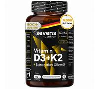 SEVENS NUTRITION Capsule di Vitamina D3 + K2 180 St