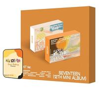 SEVENTEEN 12th Mini Album SEVENTEEN Album [1 Ver. + 2 Ver. Full Set Album (KiT Ver.)]+Pre Order Benefits+BolsVos K-POP Inspired Freebies