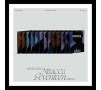 SEVENTEEN ATTACCA 9th Mini Album CARAT Ver ( JUN ) 1ea CD+8p Hard Cover Binder+1ea Booklet Set(1set 20pics)+4ea Selfie Photo Card