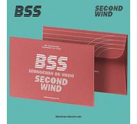 SEVENTEEN BSS SECOND WIND 1° album singolo WEVERSE Ver/QR card + 2 foto...