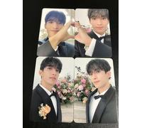 SEVENTEEN FML carati DK OFFICIAL PHOTO CARD 4 pezzi set con tracciamento