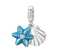 SEVENWELL Charm a forma di ape, farfalla, insetto, tartaruga, stella marina, oceano, per Pandora, Stile 6