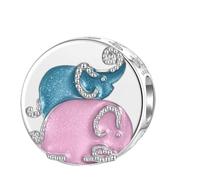 SEVENWELL Charm per Pandora, Argento sterling, Nessuna pietra preziosa