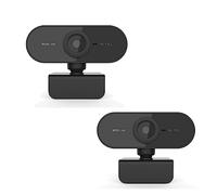SEVEQIS 1080P Webcam Full HD Web Camera con microfono Spina USB Videocamere for PC Computer Laptop Desktop Conference(2PCS Webcam)