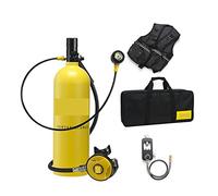 SEVEQIS Bombola Subacquea, 2L Diving Snorkeling Equipment Manometro Residuo(Blackhead in Yellow Bottle)