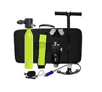 SEVEQIS Bombola Subacquea, Bombola di Ossigeno for Immersione da 0,5 Litri, Attrezzatura for Lo Snorkeling portatileCilindro con capacità di 10-15 Minuti, Attrezzatura for l'immersione(Groen)