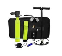 SEVEQIS Bombola Subacquea, Mini Attrezzatura for Bombole da 0,5 Litri, Bombola di Ossigeno for Immersioni Subacquee Rebreather Portatile, Attrezzatura da Immersione(Groen)