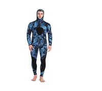 SEVEQIS Bombola Subacquea, SCR Neoprene 3mm Mute da Nuoto Muta da Sub da Uomo Split Snorkel Costume da Bagno Pesca Subacquea Tuta da Surf Attrezzatura(Top And pants-01,L 64-78KG)