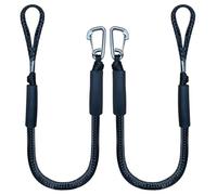 SEVEQIS Corda per Ancora, 1/2 pz Corda for Barche Dock Lines Line di ormeggio for 4 Ft 2 Corde Bungee Cord Dockline Barca Accessori for Moto d'Acqua(2pc)